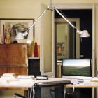 Artemide Tolomeo Due Bracci Suspension Above Table