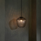 &Tradition Blown SW4 Pendant Against Dark Wall