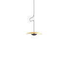Marset Ginger LED Suspension 20 Brushed Brass White