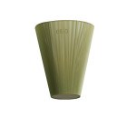 Northern Oslo Wood Floor Lamp Olive Green Shade