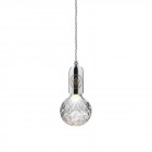 Lee Broom Crystal Bulb Pendant - Chrome / Clear Crystal