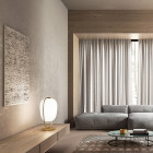 KDLN Lanna Table Lamp Brass in Living Room