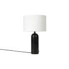 Gubi Gravity Table Lamp Black Marble White Small