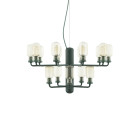 Normann Copenhagen Amp Chandelier - Small, Gold/Green