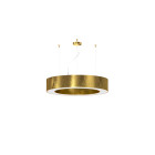 Panzeri Golden Ring LED Suspension 80 Direct and Direct and Indirect Gold