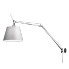Artemide Tolomeo Mega Wall Light Aluminium Silk 42