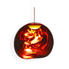 Tom Dixon Melt LED Pendant - Copper, On