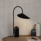 Ferm Living Arum Table Lamp Black on Desk