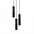 Lee Broom Fulcrum 3 Chandelier - Matte Black