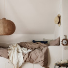 Ferm Living Braided Belly Pendant Beside Bed