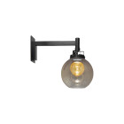 Zero City Globe Exterior LED Wall Light Cognac
