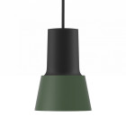 Zero Compose Pendant with Metal Shade Small Black Green