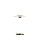 Marset Ginger 20 M LED Portable Table Lamp Brushed Brass White