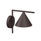 Flos Captain Flint Outdoor LED Wall Light Deep Brown