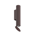Flos Flauta Riga 1 LED Outdoor Wall Light Deep Brown