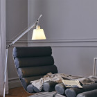Artemide Tolomeo Basculante Reading Floor Lamp Lifestyle Lounge