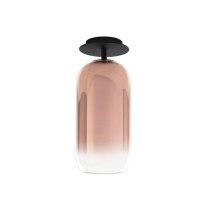 Artemide Gople Ceiling Light Black Copper