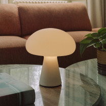 Gubi Obello LED Portable Table Lamp Lifestyle Lounge