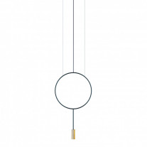 Estiluz Revolta LED Pendant Small 3635 Satin Gold