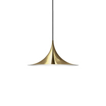 Gubi Semi Metallic Pendant Light 47 Brass
