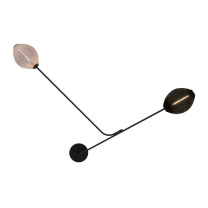 Gubi Satellite Wall  Ceiling Lamp Black White