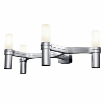 Nemo Lighting Crown LED Wall Light Polished Aluminium