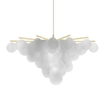  CTO Lighting Nimbus Chandelier - Large, Brass