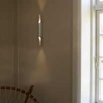 LYFA PAN 38 Wall Light Aluminium Lifestyle Reading Corner