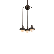 Bert Frank Eos Pendant Drop 3 Short Dark Bronze