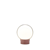 Brokis Sfera LED Portable Lamp Small Terracotta Opal