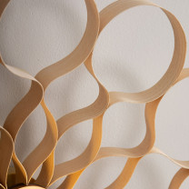 Tom Raffield Arame Wall Light Ash Details