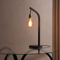 Tom Raffield Noctis Mooring Table Light on Table