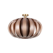 Tom Raffield Urchin Ceiling Light Walnut