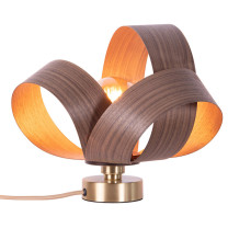 Tom Raffield Verso Table Lamp Walnut