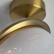 Lee Broom Mini Crescent Ceiling Light Damages