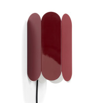 HAY Arcs Wall Light - Auburn Red, Cable & Plug