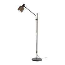 Bert Frank Riddle Single Floor Lamp Dark Bronze