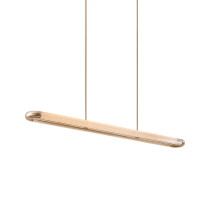J. Adams & Co Strata 1200 Pendant Satin Brass