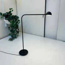 Matte Black Vibia 1655 LED Table Lamp