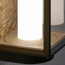 Close Up of Bronze BEGA 31071 LED Outdoor Wall Light