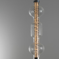 Artemide Alambicco Vertical Suspension Small - On Grey Background