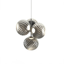 Tom Dixon Whirl Chandelier Small Silver - On