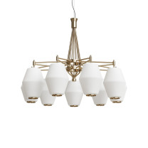 Northern Dahl Chandelier Large - Brass