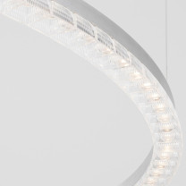 Artemide Somnium Stand Alone Circular LED Suspension Close Up