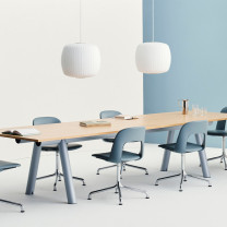 HAY Nelson Roll Bubble Pendant Light Lifestyle Meeting Room