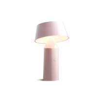 Marset Bicoca Portable LED Table Lamp Pale Pink