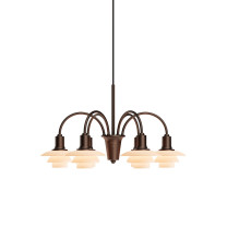 Louis Poulsen PH 1/1 Chandelier Centenary Edition 6 Arm - On