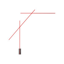 Nemo Flamingo LED Floor Lamp Red