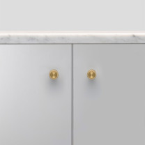 Brass Buster + Punch Furniture Knobs