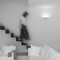 Davide Groppi Sol 2 LED Wall Light - Featured on Stairs 